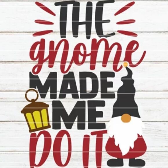 Rae Dunn “Holiday Cheer” Large Gnome Snack Cookie Canister w/ Topper NWOT - Picture 2 of 12